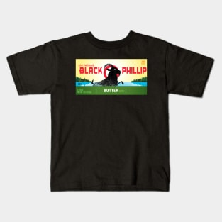 Black Phillip Butter Kids T-Shirt